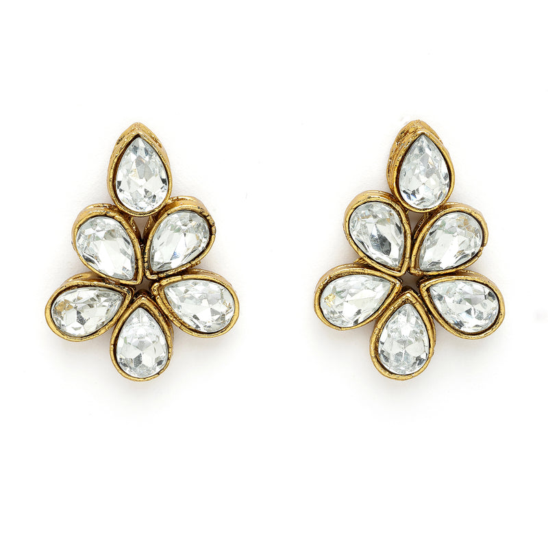 Red Pearl & Kundan Studded Jewellery Set