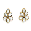 Sea Green Pearl & Kundan Studded Jewellery Set