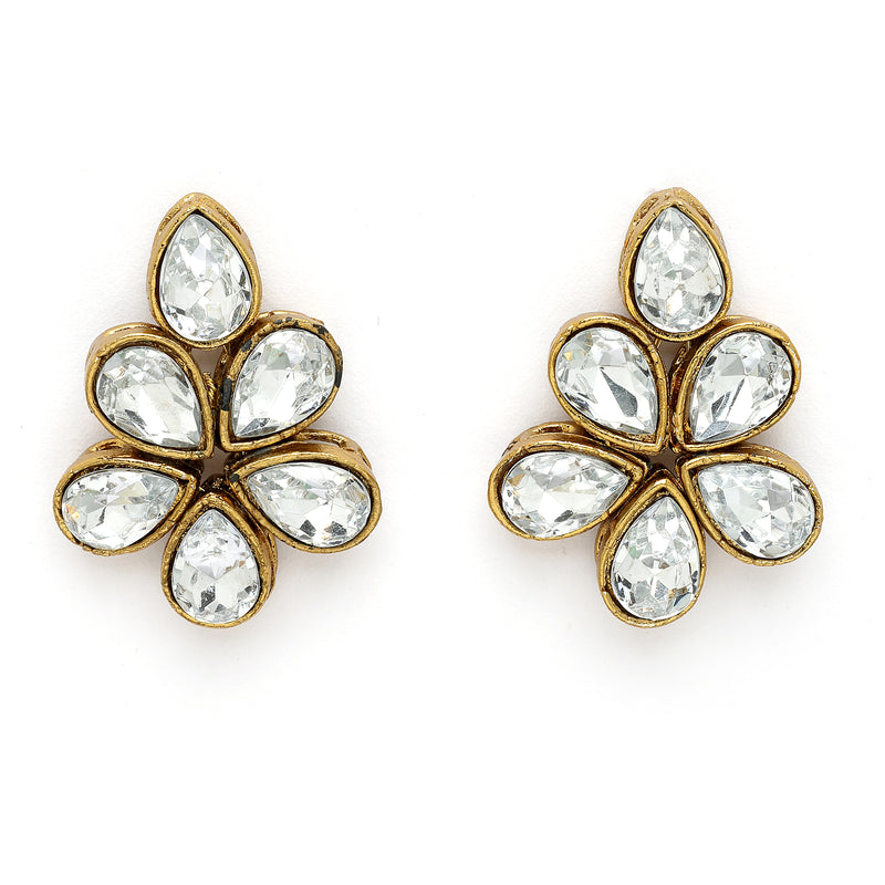 Black Pearl & Kundan Studded Jewellery Set