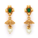 Gold Plated  Motif Design Jewellery Set