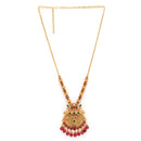 Gold Plated Heavy Traditional Design Necklace Set