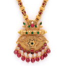 Gold Plated Heavy Traditional Design Necklace Set