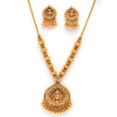 Gold Plated with Royal Peacock Design Jewellery Set