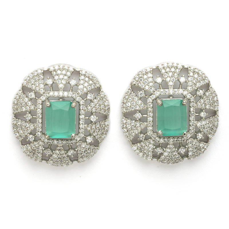 Kiara Advani Inspired Wedding Jewellery Set - SEA GREEN