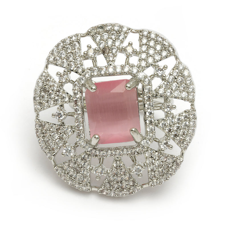 Kiara Advani Inspired Wedding Jewellery Set - PINK