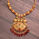 Gold Plated Heavy Traditional Design Necklace Set