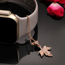 Rose Gold Plated Stylish White American Diamond Contemporary Watch Charms