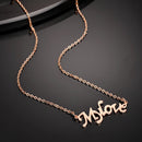 Rose Gold Plated with Stylish Design Stainless Steel Pendent Set