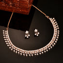 Rose Gold Plated American Diamond Studded Jewellery Set