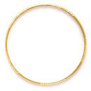 Gold Plated Set Of 8 Traditional Classic Bangle Set