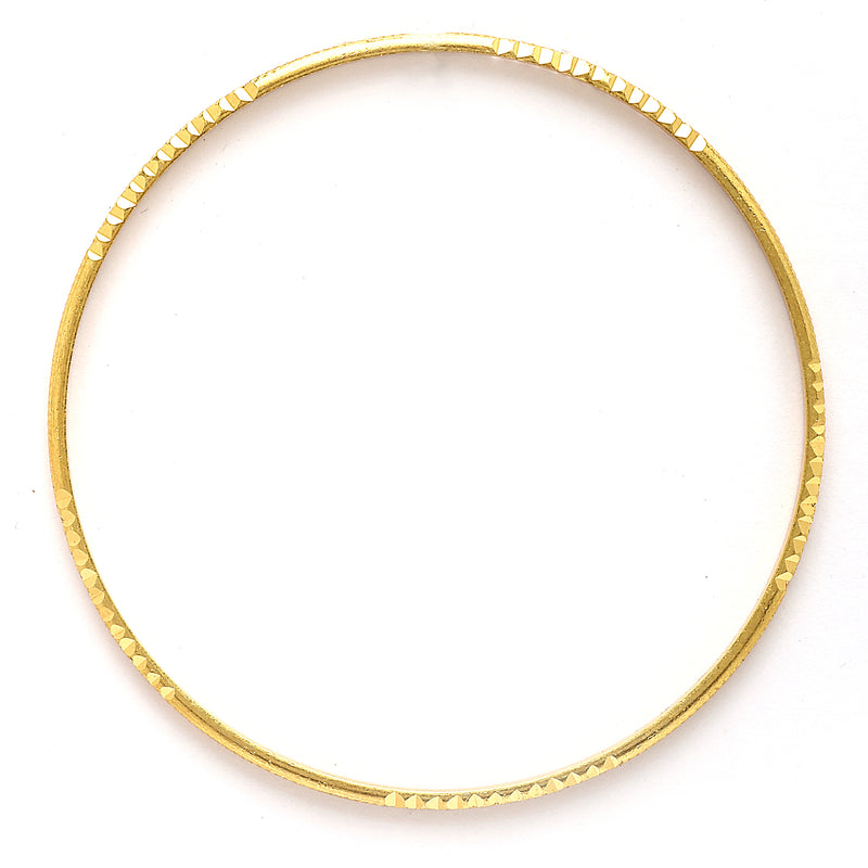 Gold Plated Set Of 8 Traditional Classic Bangle Set