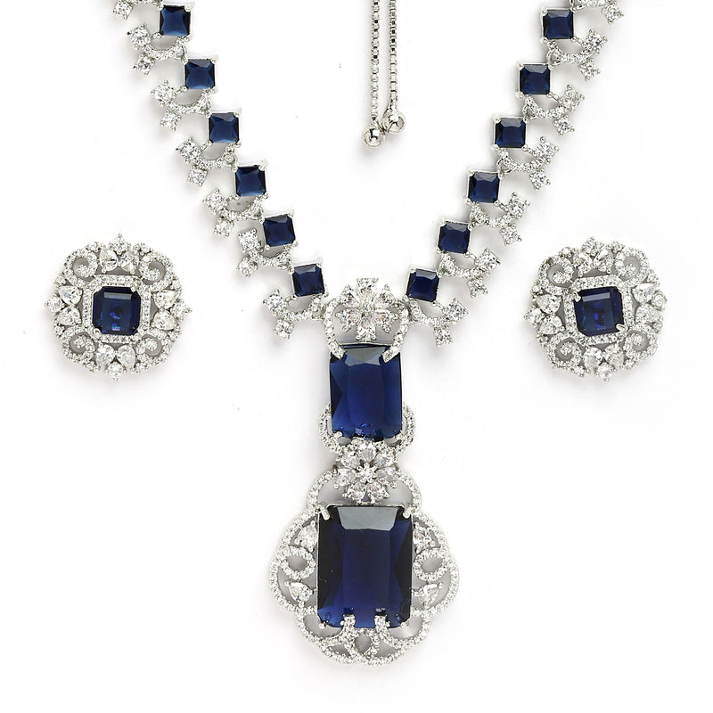 Nita Ambani-Inspired Jewelry Set – Radiant BLUE