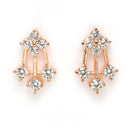 Rose Gold Plated American Diamond Studded Jewellery Set