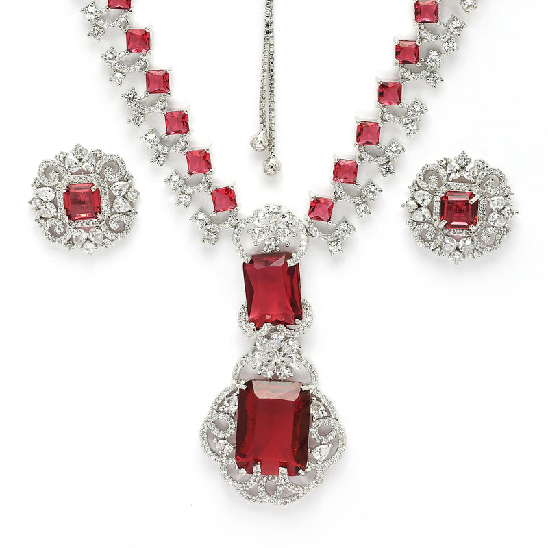 Nita Ambani-Inspired Jewelry Set – Stunning RED