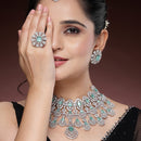 Kiara Advani Inspired Wedding Jewellery Set - SEA GREEN