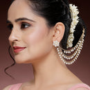 Gold Plated Pearl Ear Chain Attachment for Earrings