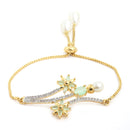 American Diamond Necklace Jewellery Set with Earrings, Bracelet and Ring