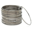 Oxidized White Cubic Zirconia Studded Combo - Necklace, Earrings, Bangles