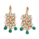 Flower Shaped Choker Bridal Necklace Set With Earrings Maang Tikka