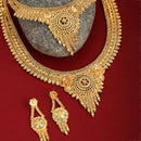 Gold-Plated Textured Jewellery Set Combo