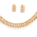 Gold-Plated & Stone Studded Handcrafted Jewellery Set