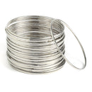 Leaf Shaped Silver-Plated & White American Diamond Studded Jewellery Set Combo