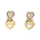 Jewellery Set Gold Plated Heart Shaped American Diamond Necklace Set