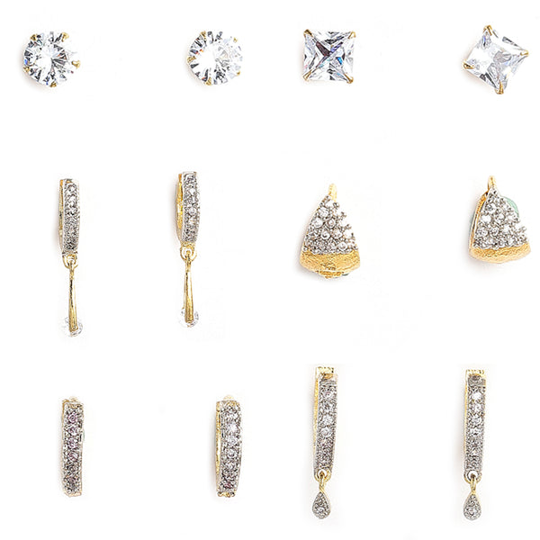 Gold-Toned Classic Drop Earrings