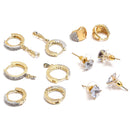 Gold-Toned Classic Drop Earrings