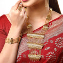 Gold-Plated Multi-Layered Jewellery Set