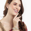 Traditional Dual Toned Set Of 2 Stylish Bangle Set