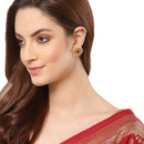 Set of 4 Gold-Toned Contemporary Studs Earrings