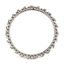 Rhodium-Plated with Oxidised Silver-Tone Set Of 40 Textured Bangles