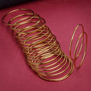 Gold-Plated Set Of 24 Pcs Bangles For Women and Girls