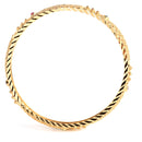 Gold-Plated & Red Stones-Studded Set Of 8 Meenakari  Bangles