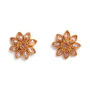 Floral Gold-Plated & Beige Kundan-Studded Jadau Jewellery Set Combo