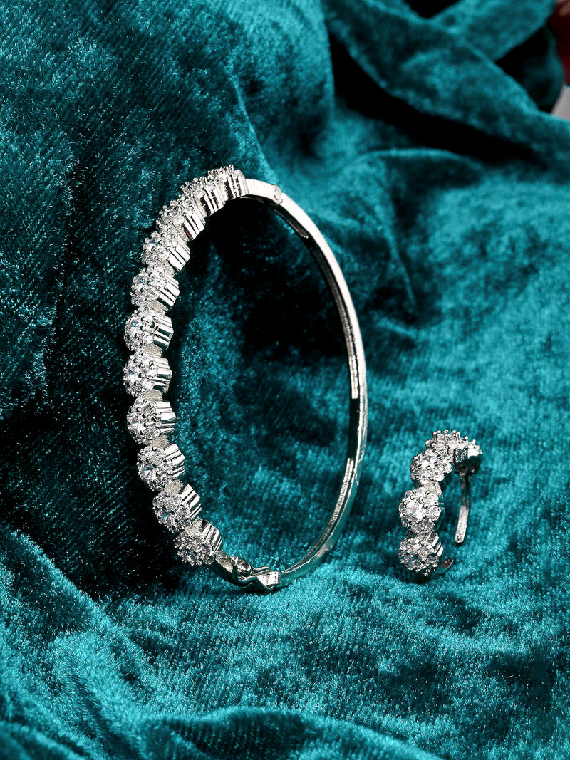 Hand Crafted Australian Diamond Bracelet Bangle Kada Jewellery For Women  Girls | eBay