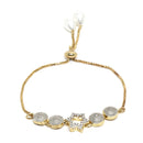 White & Gold-Toned Alloy Gold-Plated Studded Jewellery Set Combo