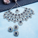 Kiara Advani Inspired Wedding Jewellery Set - NAVY BLUE