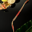 Rakhi World's Best BHAI With Gold-Plated Kids Power Ranger Combo Rakhi Bracelet Set of 4