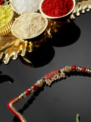 Best Brother Charm & Beads Stringed Rakhi