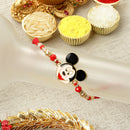 Beads Wooden Evil Eye Beads Combo Rakhi Bracelet Set of 4 Rakhi