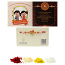 Rakhi World's Best BHAI With Gold-Plated OM Power Ranger Combo Rakhi Bracelet Set of 5