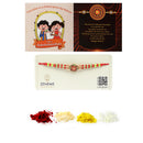 Rakhi World's Best BHAI With Gold-Plated OM Power Ranger Combo Rakhi Bracelet Set of 5
