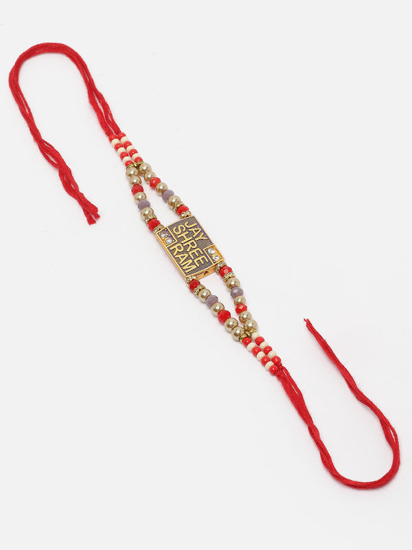 Traditional Religious JAI SHREE RAM Multistrand  Rakhi