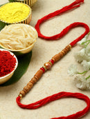 Charming Wooden Beaded Rakhi