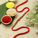 Rakhi World's Best BHAI With Gold-Plated Rakhi Bracelet Set of 4