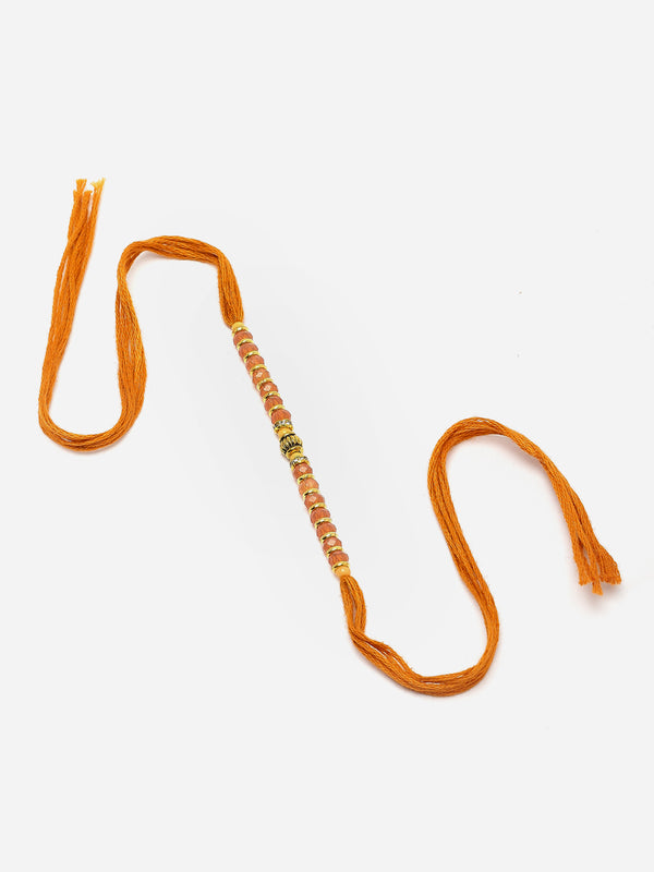 Traditional Classy Beads stringed Rakhi