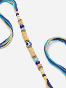 Evil Eye Stone & Wooden Beads stringed Rakhi