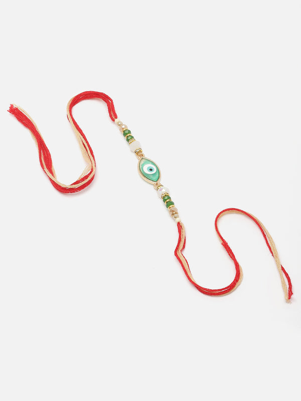 Blue charm Evil Eye Rakhi For Brothers